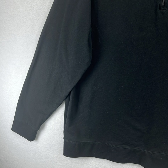 Fresh Clean Tees Men’s Shirt Sz XL Black 1/4 Zip Long Sleeve Cotton/Polyester - Picture 6 of 10